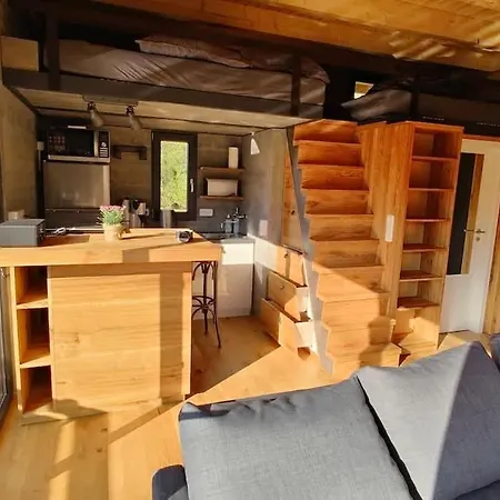 Feriehus Tiny House Ueber Dem Pferdeteich Mit Kamin, Fasssauna & Grosser Terrasse - Fuer Kurzentschlossene *