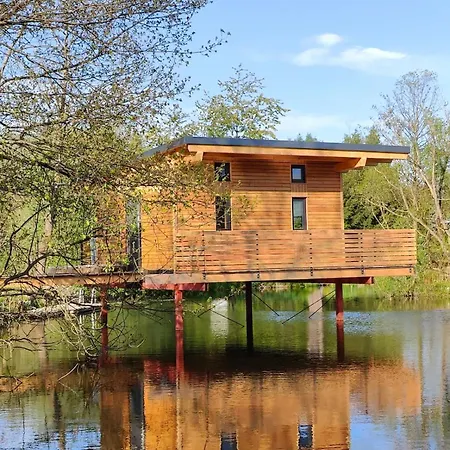 Tiny House Ueber Dem Pferdeteich Mit Kamin, Fasssauna & Grosser Terrasse - Fuer Kurzentschlossene Feriehus Buhlau