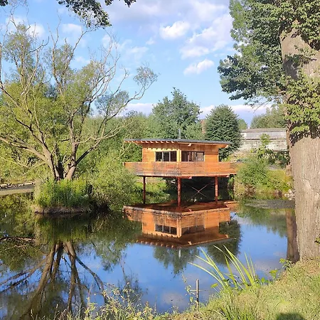 Tiny House Ueber Dem Pferdeteich Mit Kamin, Fasssauna & Grosser Terrasse - Fuer Kurzentschlossene Feriehus *